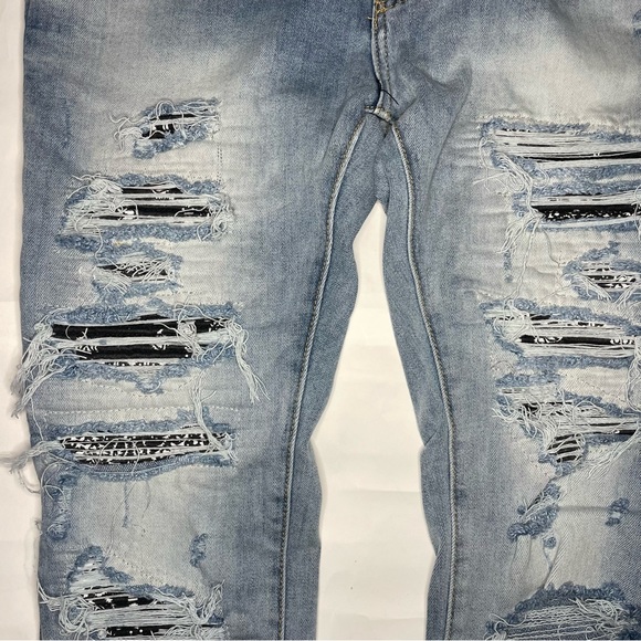 MNML Moro Skinny Denim Amiri Style - Picture 2 of 3